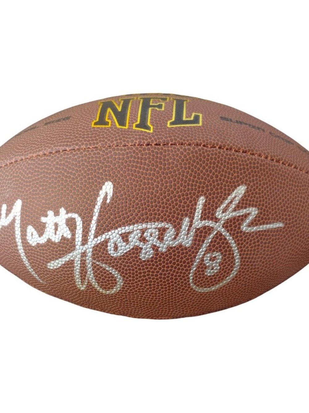 Matt Hasselbeck Signed Wilson NFL Football Seahawks Super Bowl BAS COA Proof